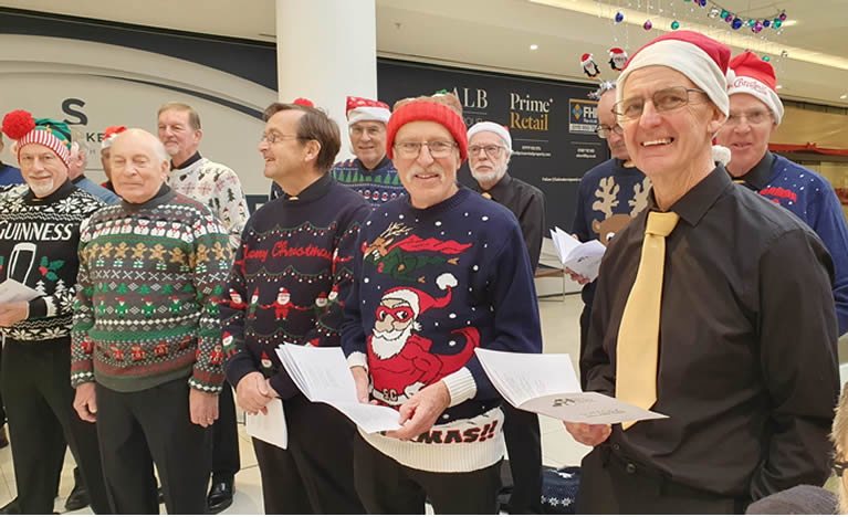 Carol Singing at Sailmakers